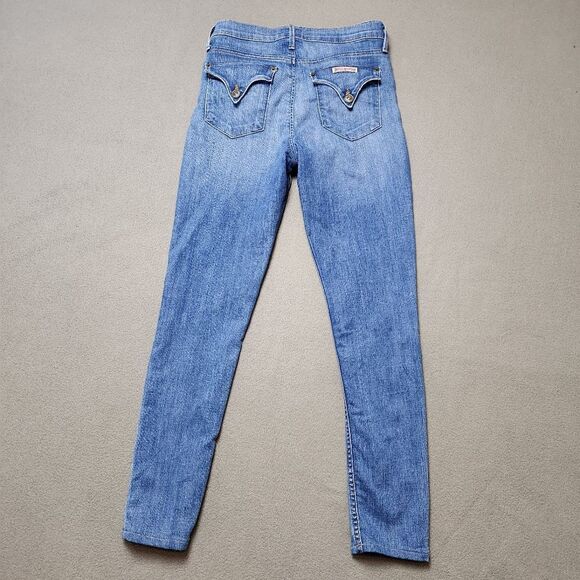 Hudson Lynne Flap Pocket Jeans High Waist Super Skinny Sz 26 - Picture 2 of 11